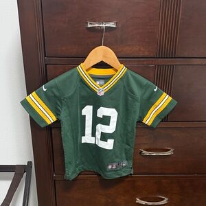 NFL Kids Green Jersey with Yellow Accents